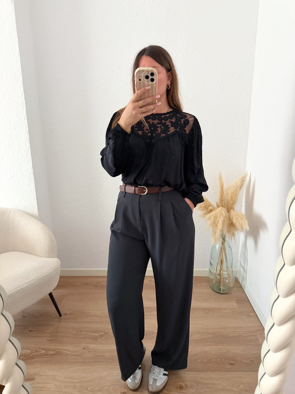 Blouse noire SILVANE
