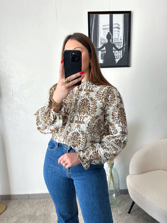 Blouse à motifs EMILIE