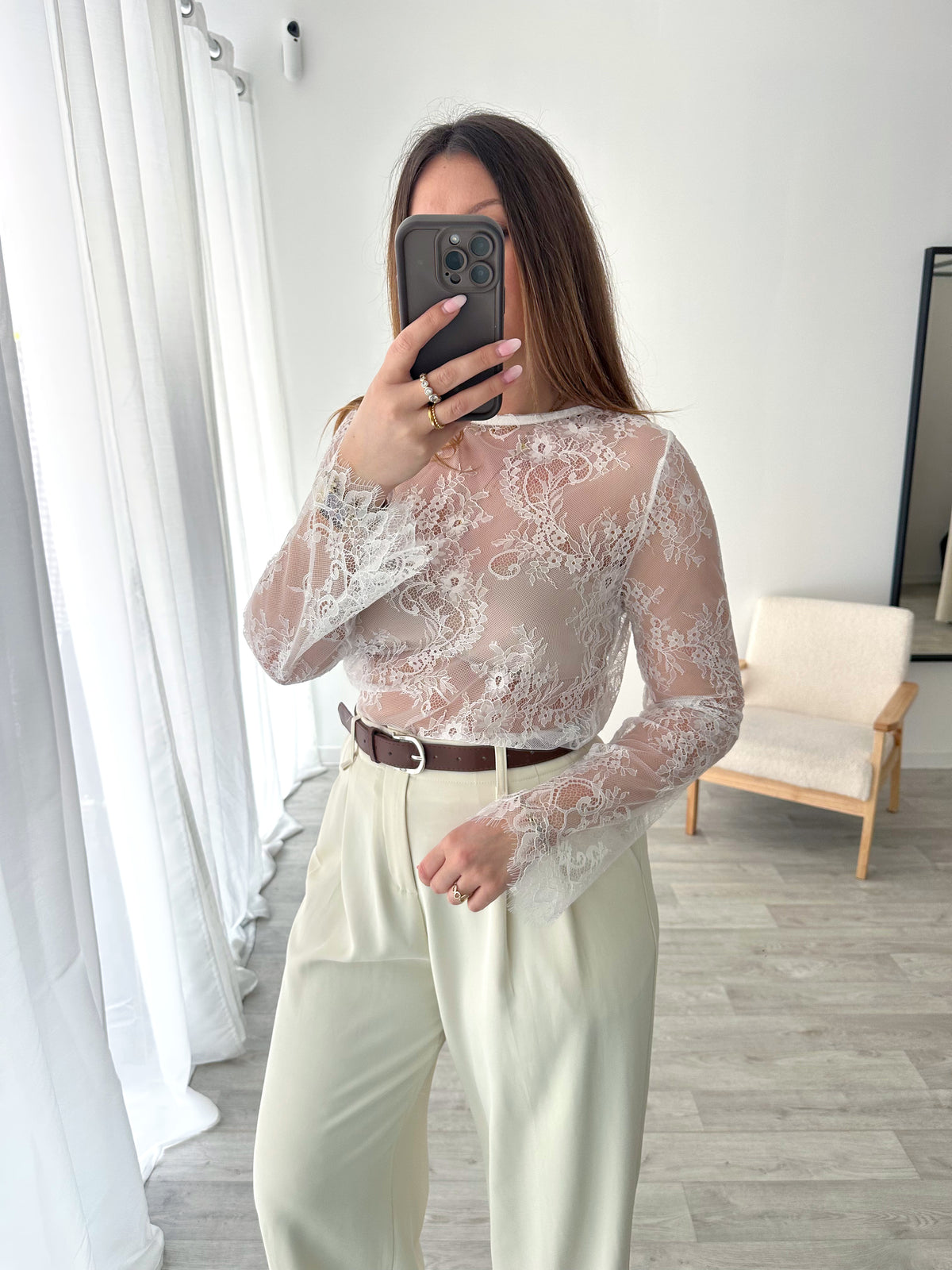 Top dentelle NORA