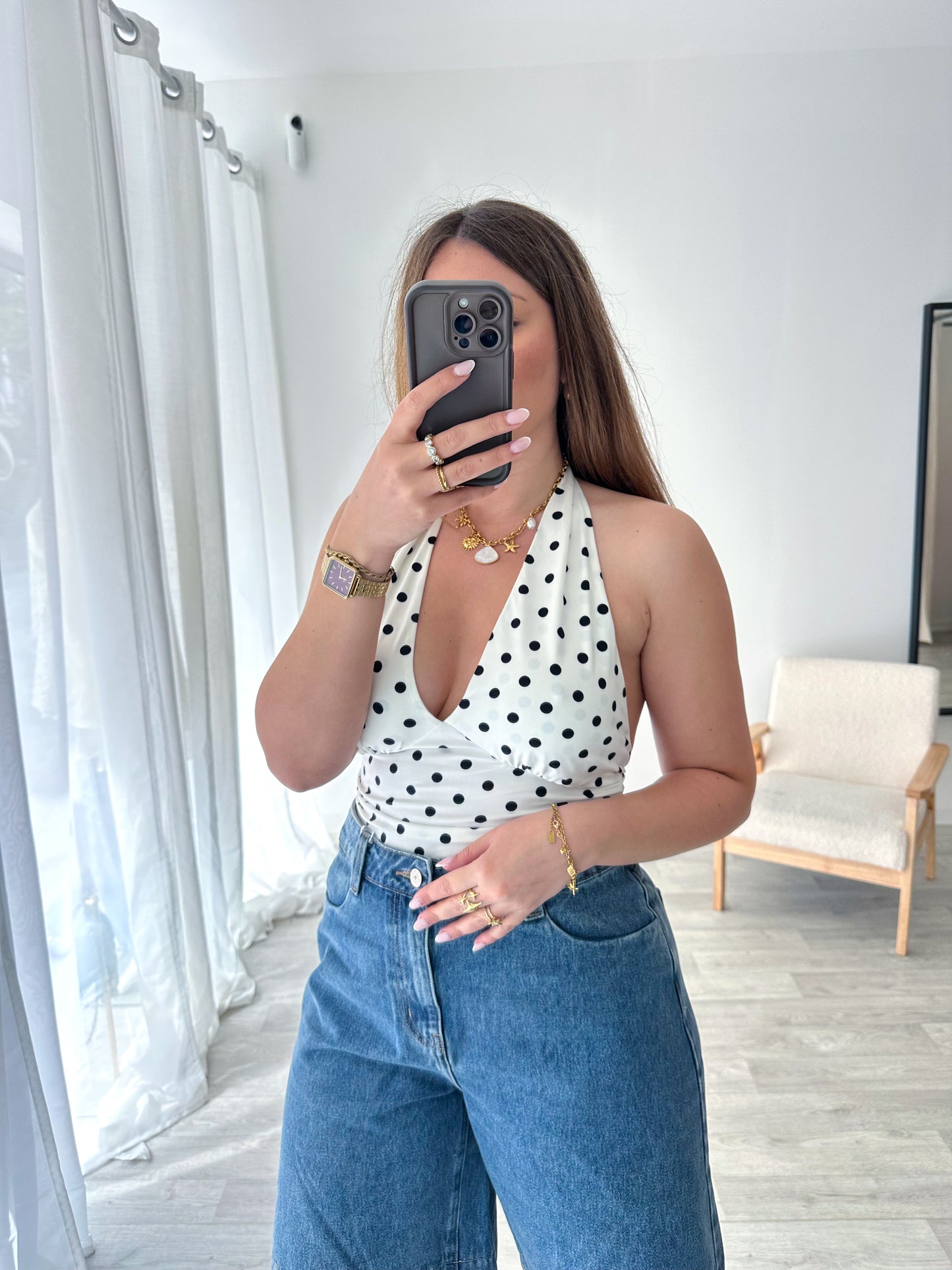 Top à pois LOLA