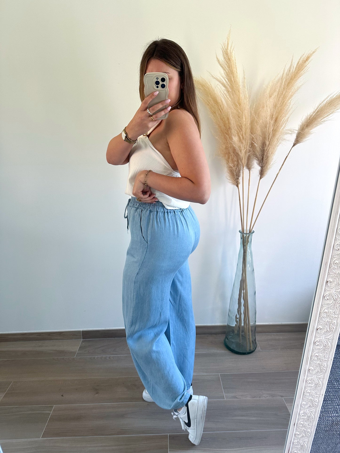 Pantalon bleu MARLO