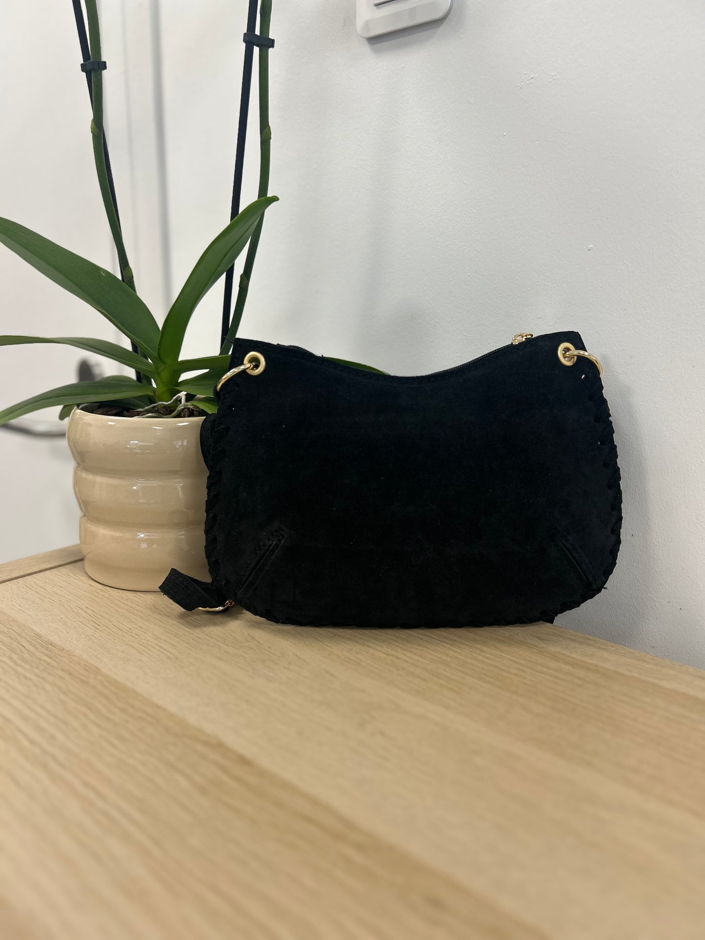Petit sac clouté noir ARLO