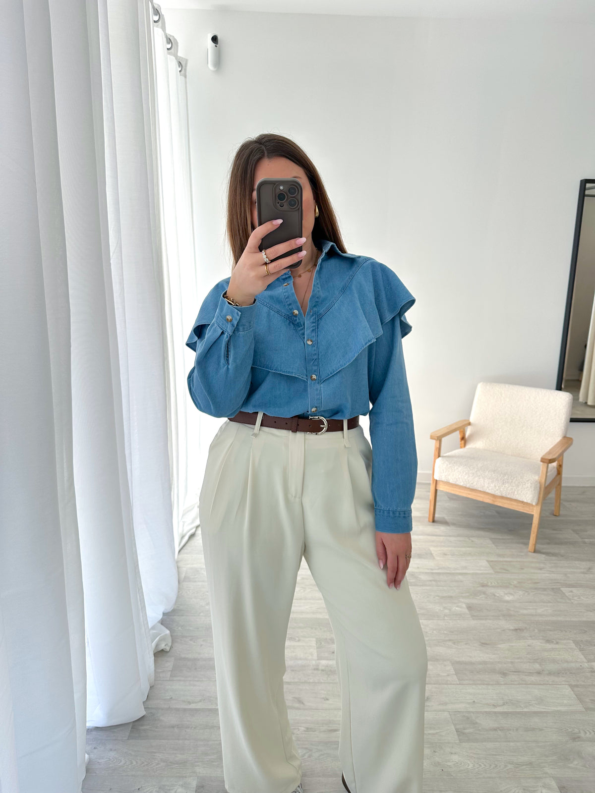 Chemise en jean MARNIE