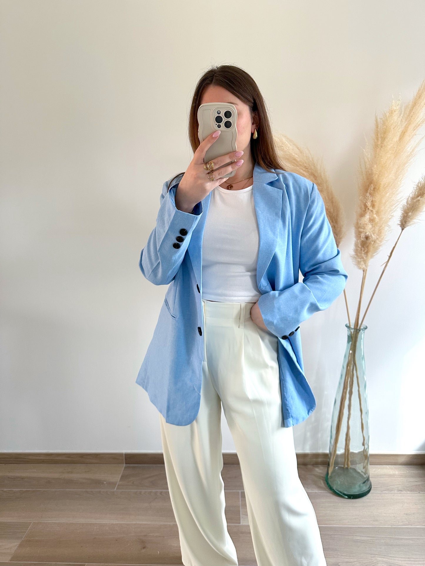 Blazer bleu ciel FILO
