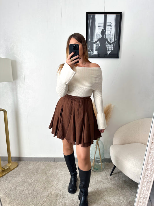 Jupe chocolat CHLOE