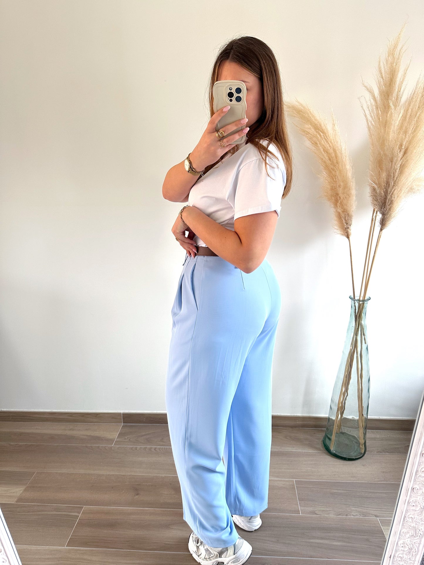 Pantalon bleu ciel ELONA