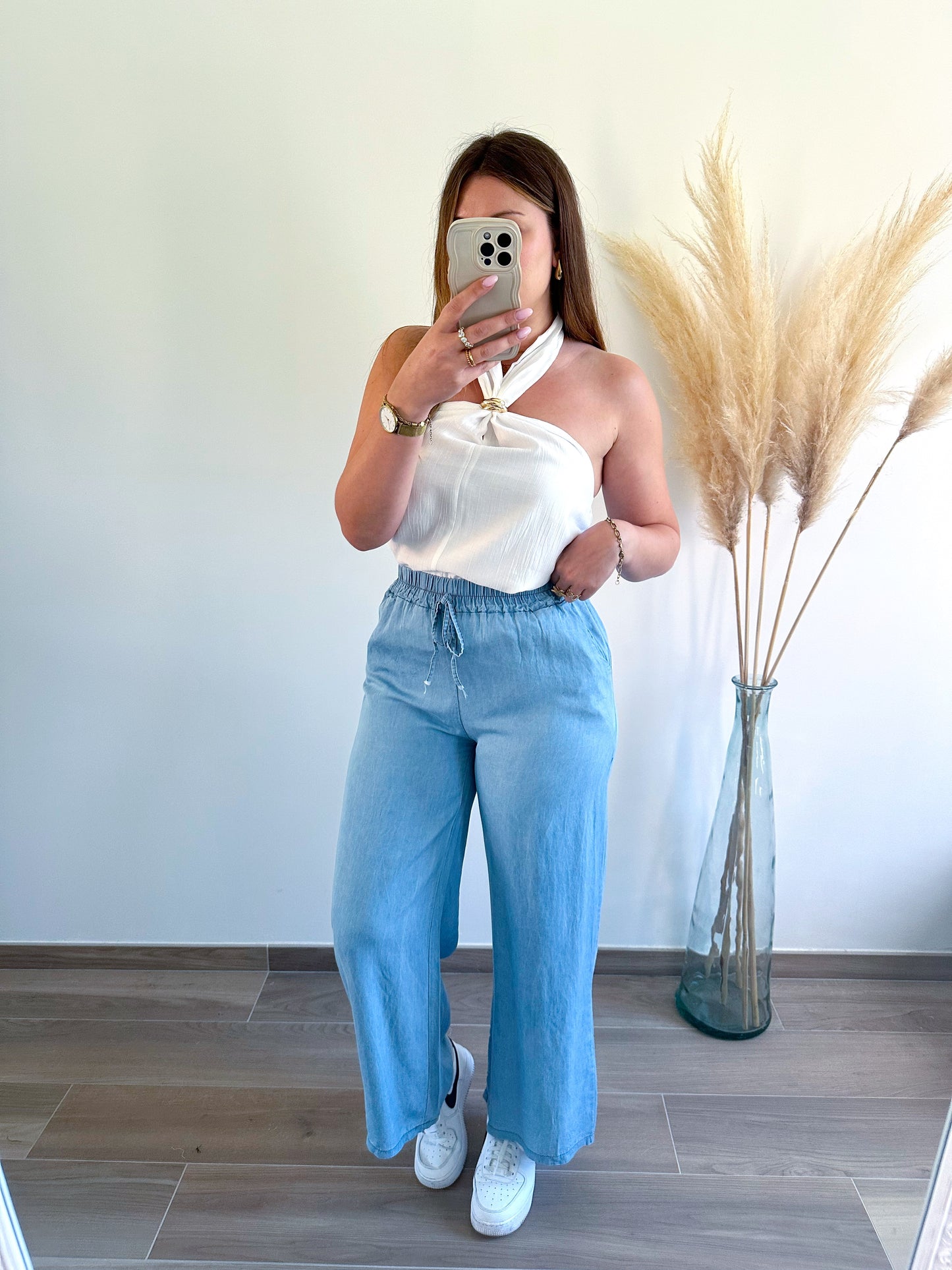 Pantalon bleu MARLO