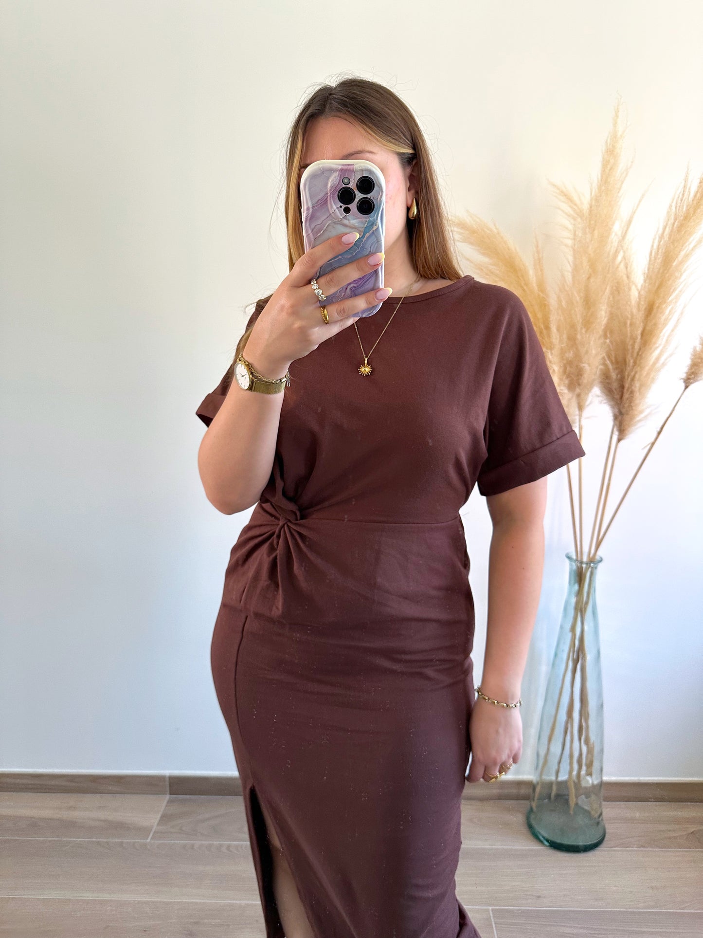 Robe marron PIAZZA