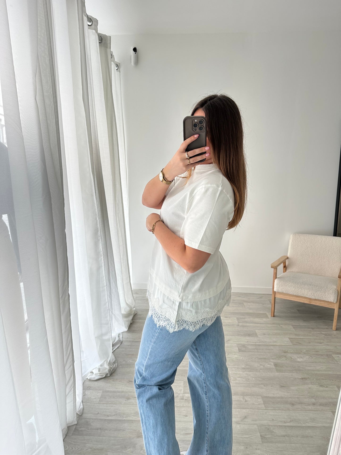 Tee shirt blanc OCELYA