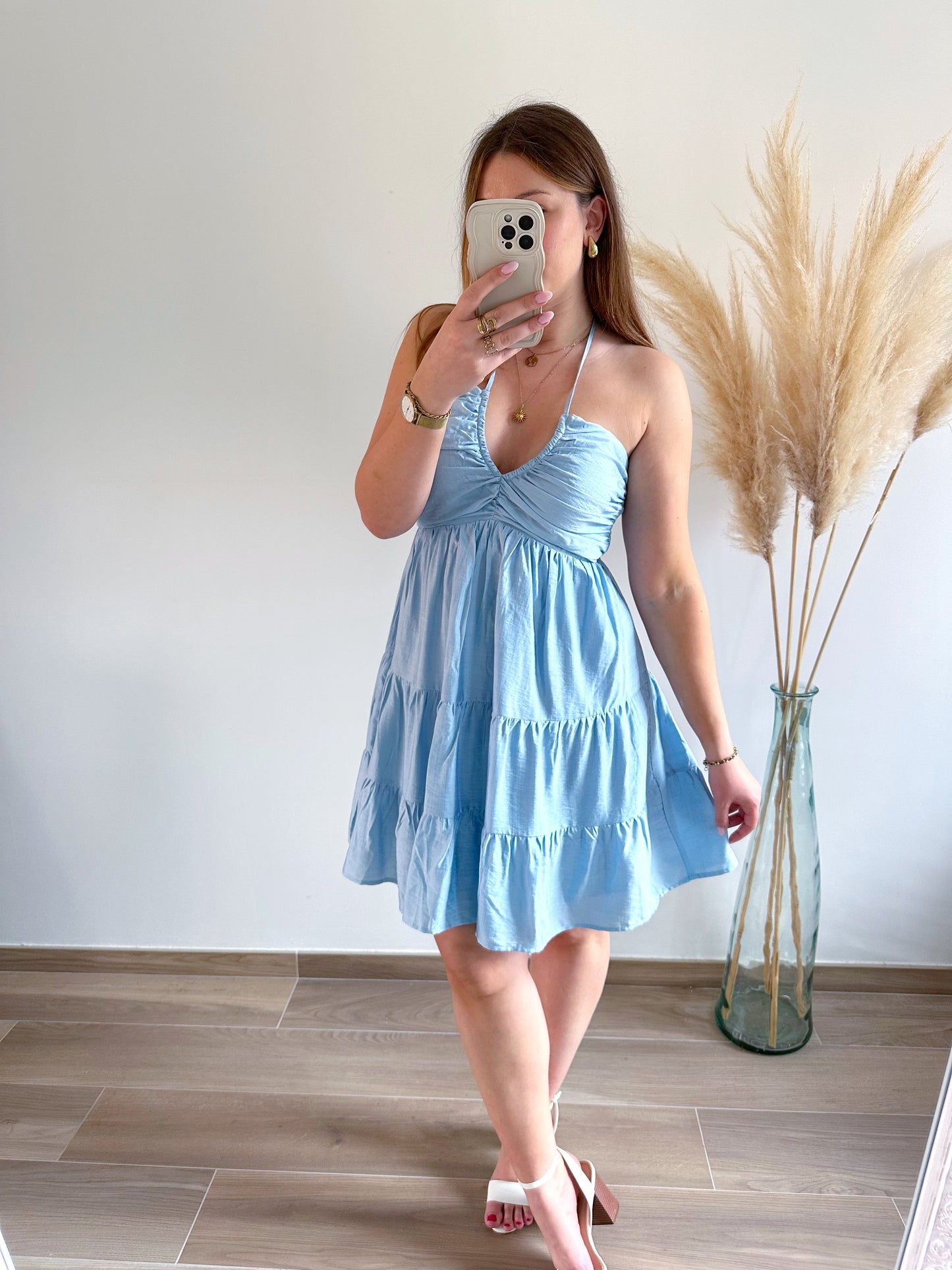 Robe bleu ciel CYNTHIA