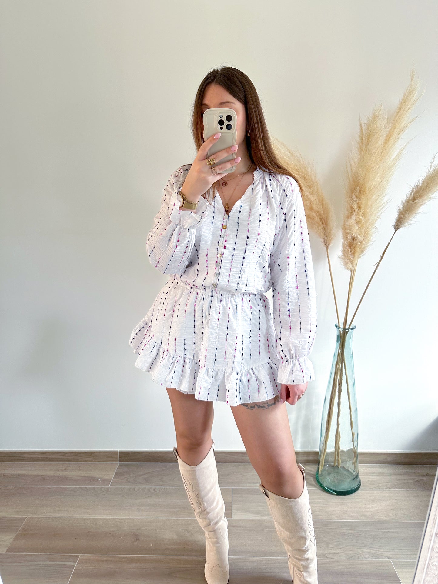Combishort gaze de coton MYA
