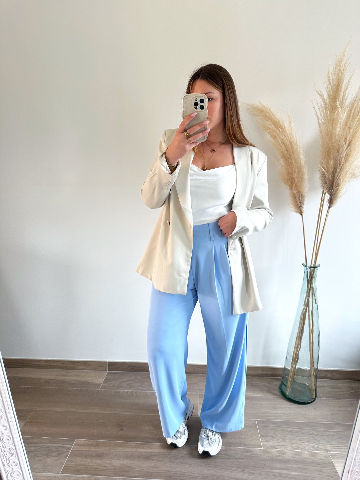 Pantalon bleu ciel ELONA