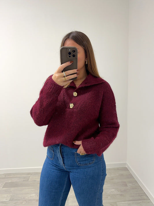 Pull bordeaux SIRINE