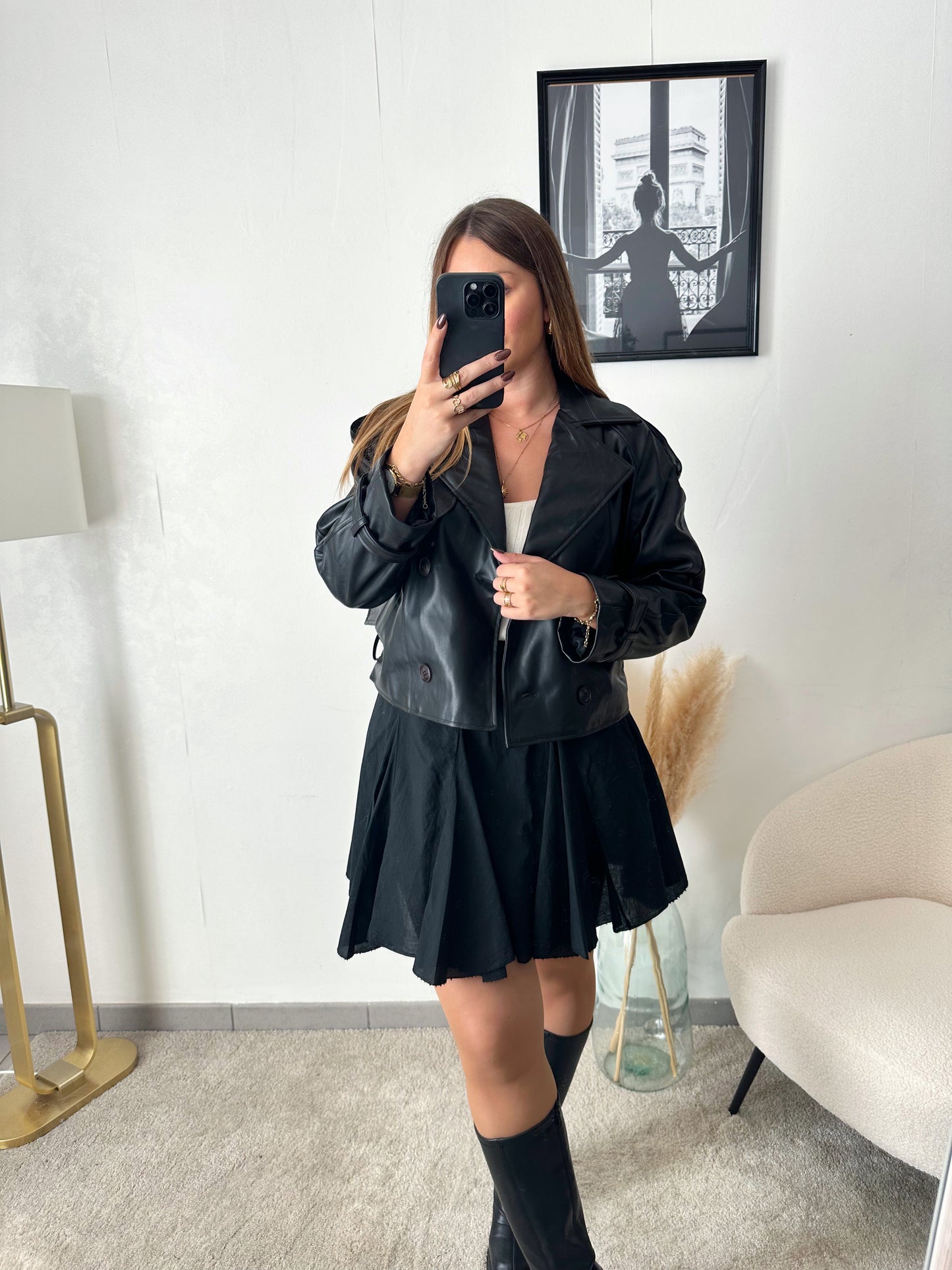 Jupe noire CHLOE