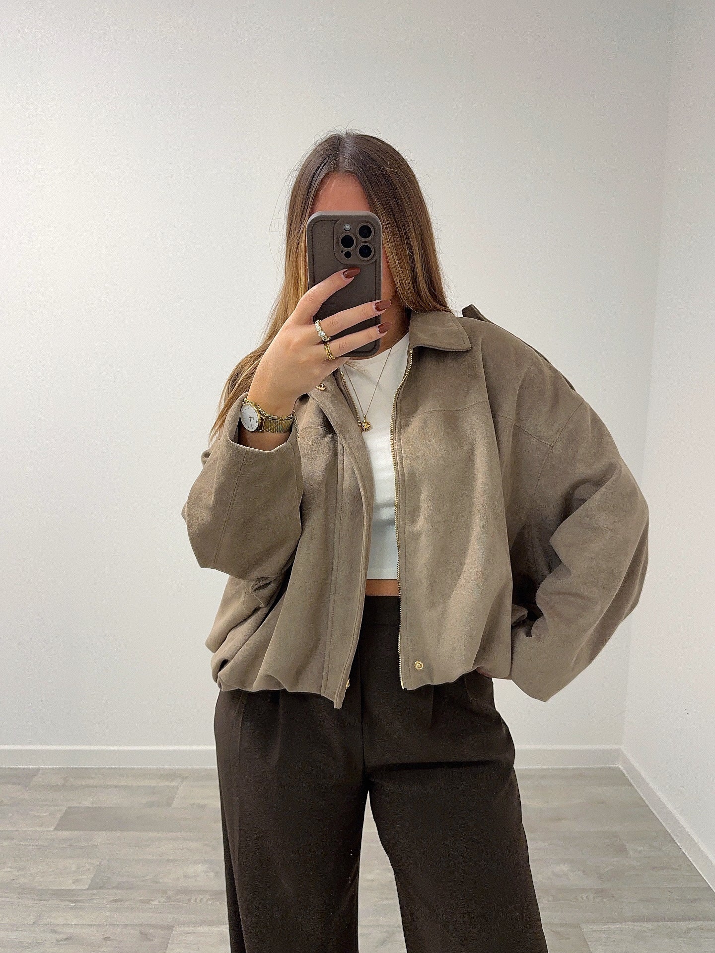 Veste taupe BILLIE