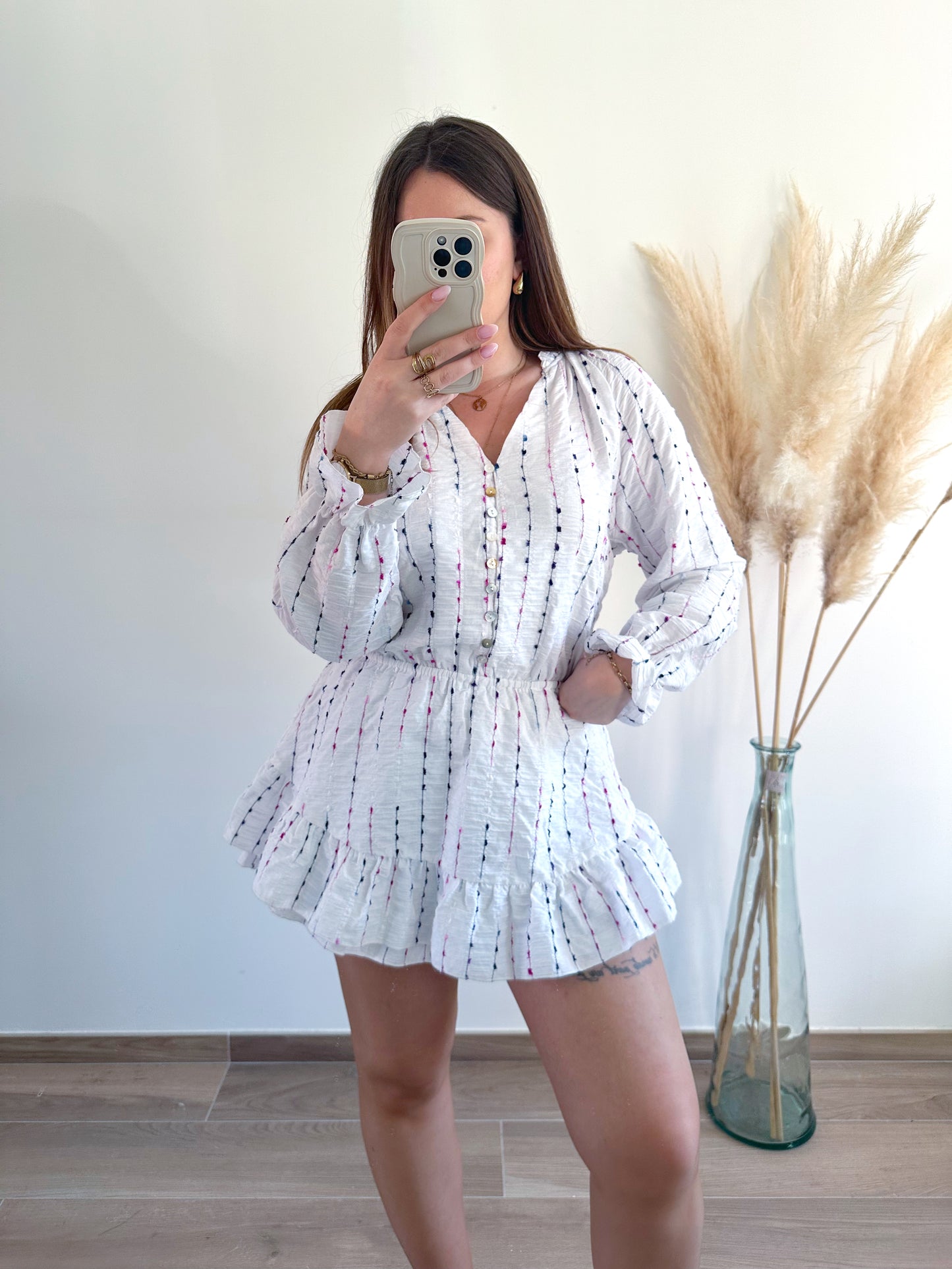 Combishort gaze de coton MYA