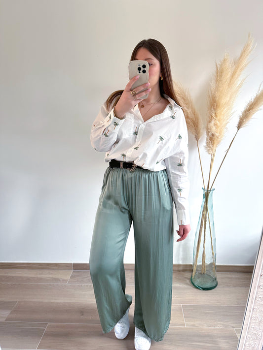 Pantalon large kaki NIKITA
