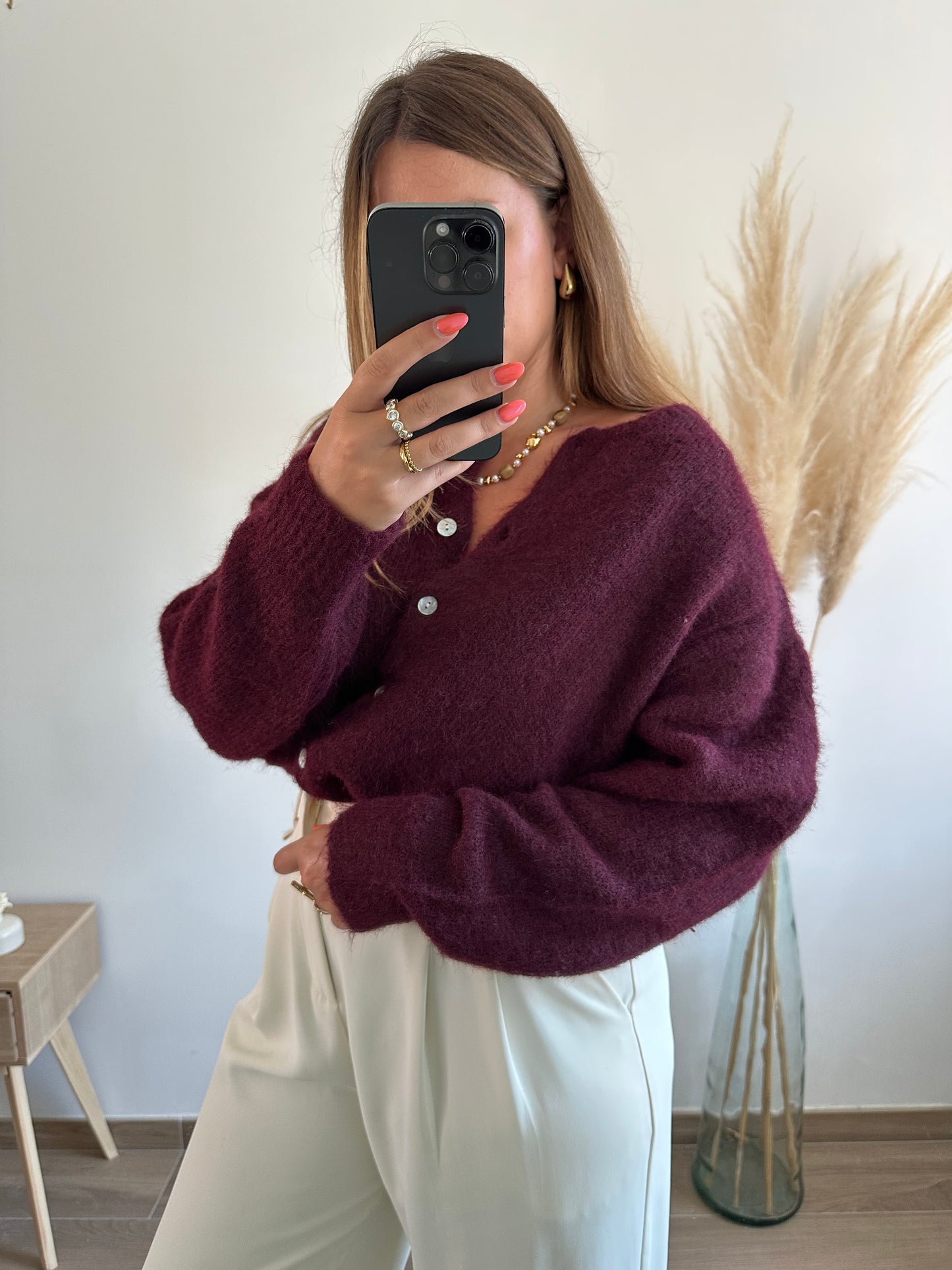 Gilet bordeaux VICTOIRE