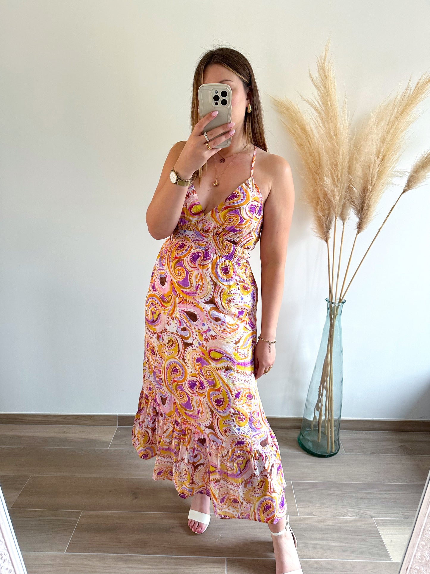 Robe longue bohème AMELINE