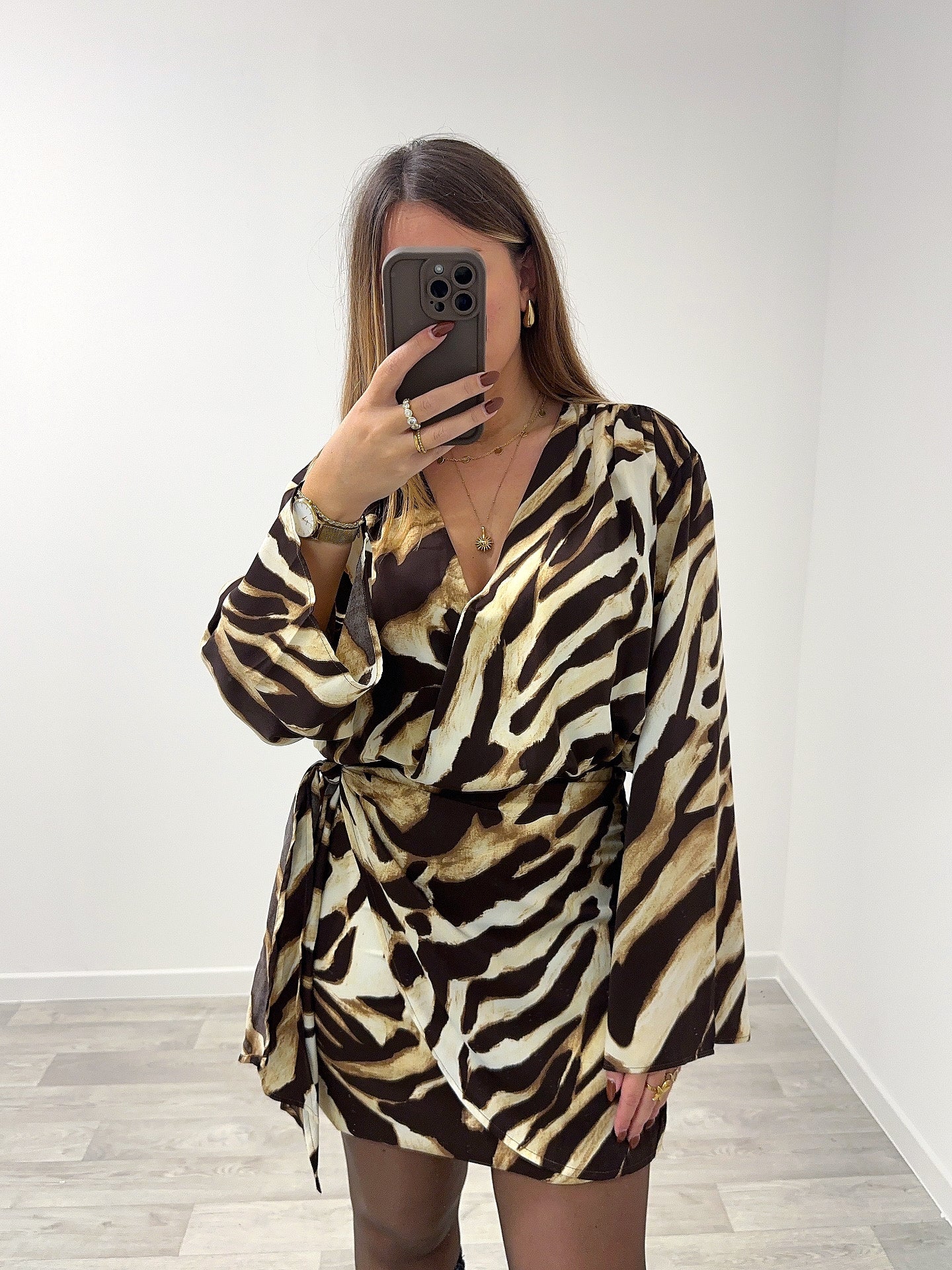 Robe croisée AMANDIE