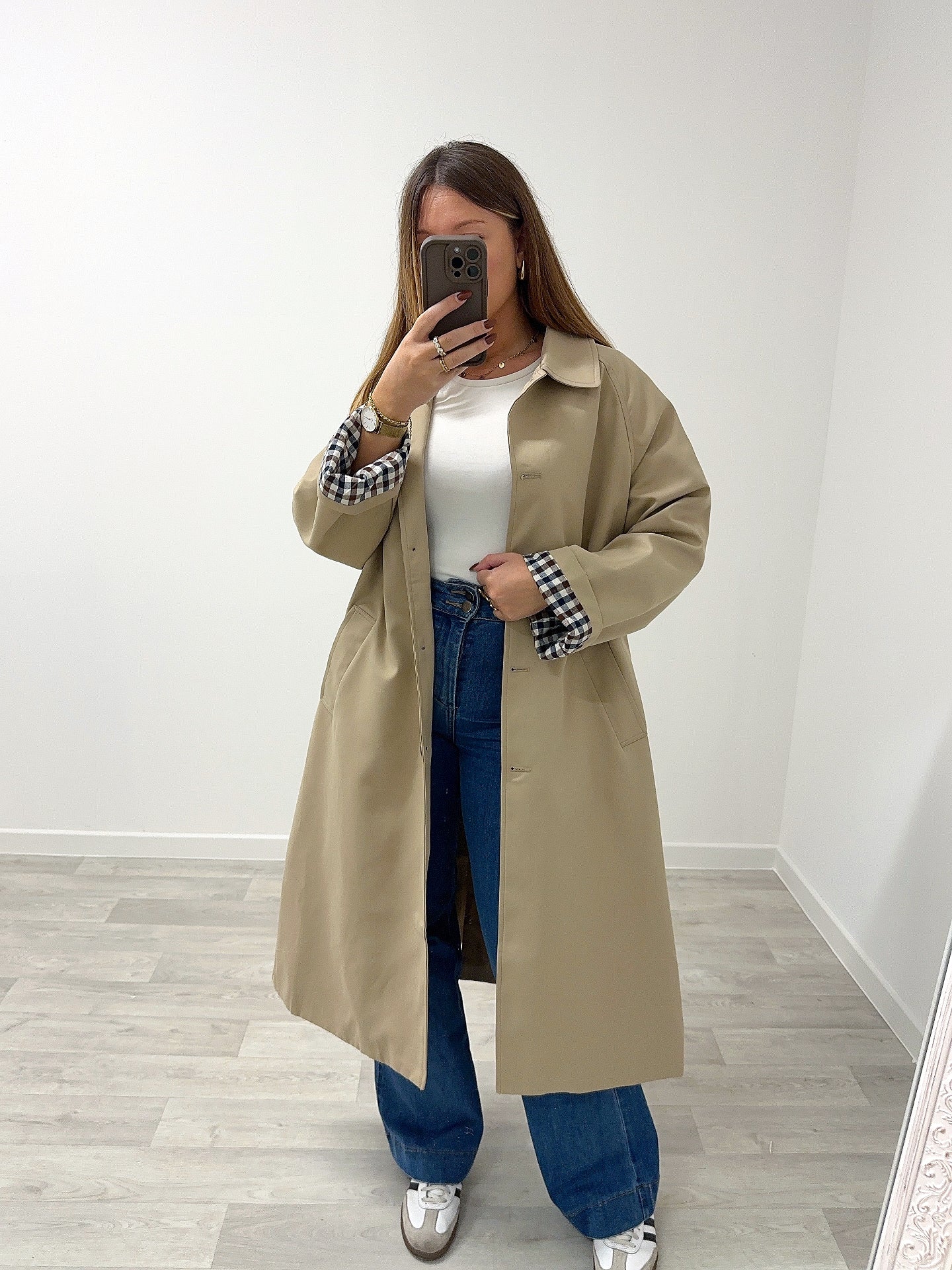 Trench long beige DANIELLE