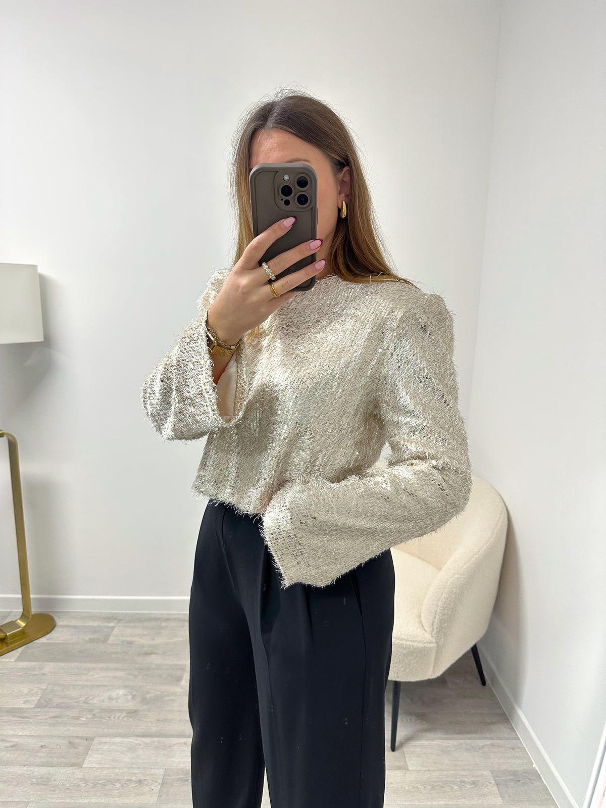 Top sequins PLUMA