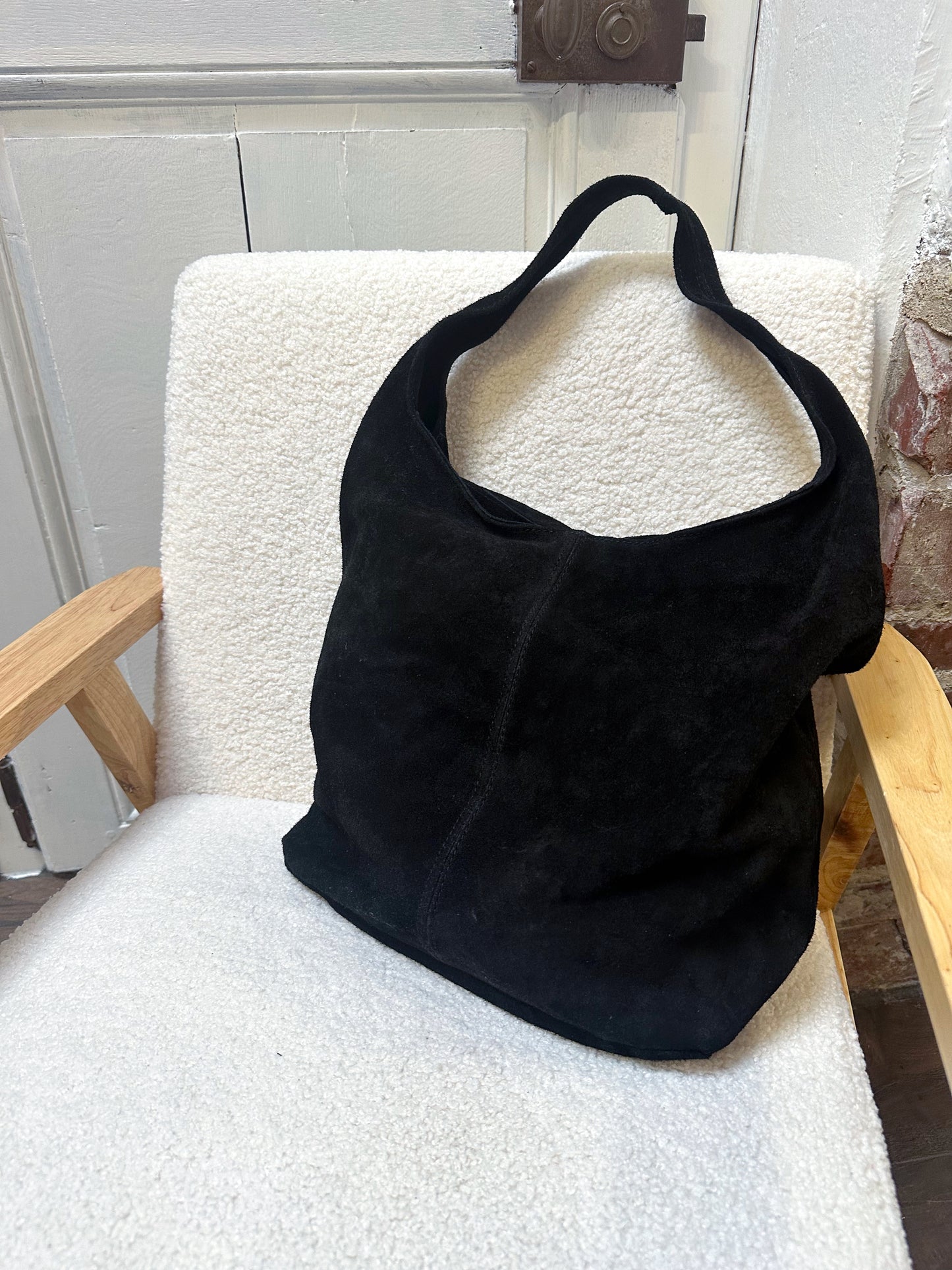 Sac cabas cuir noir GABANO
