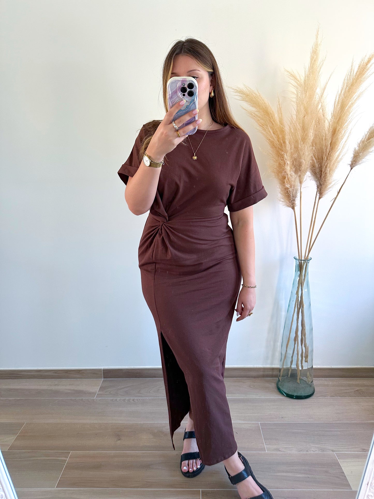 Robe marron PIAZZA