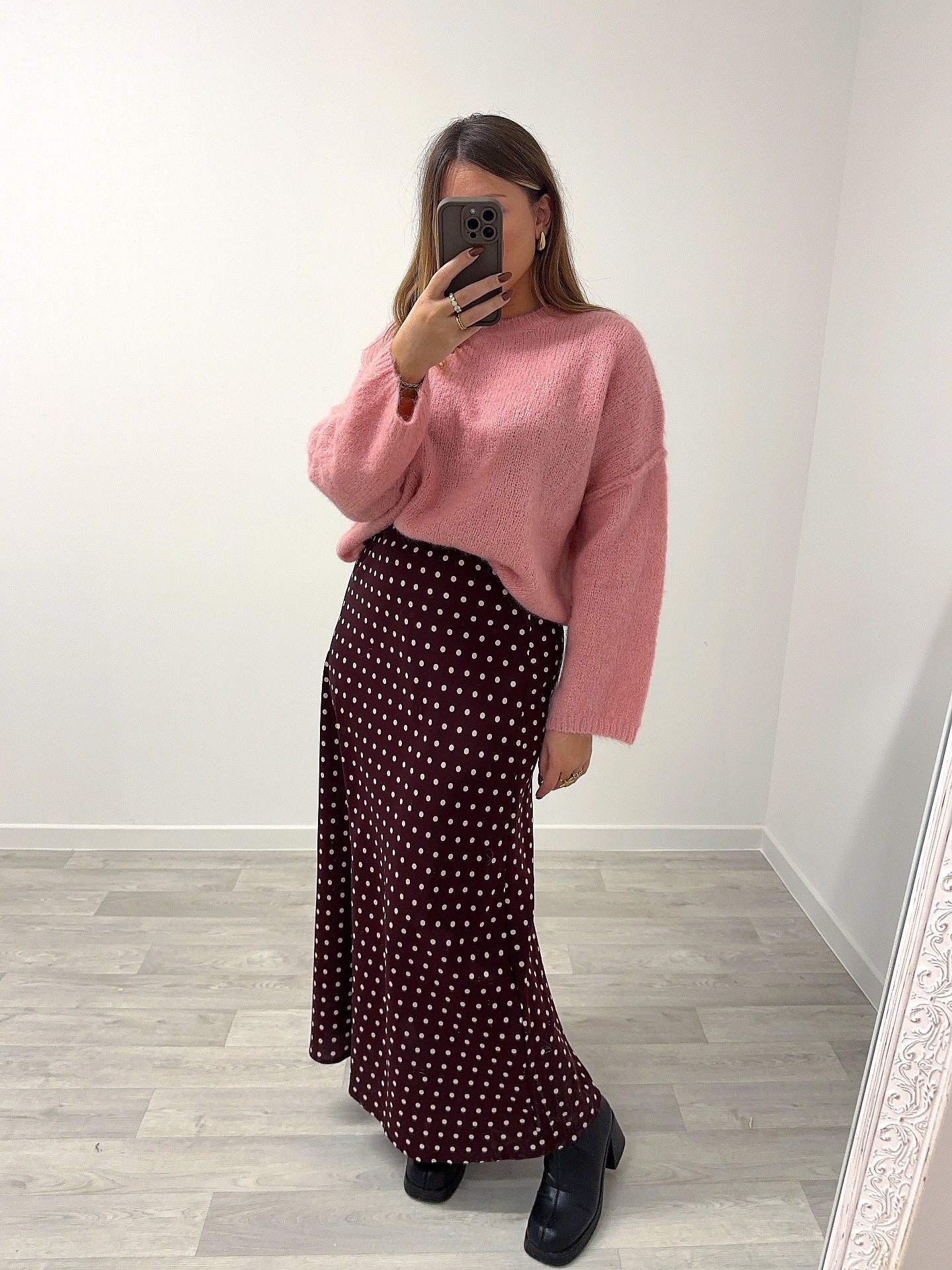 Pull rose alpaga MABEL