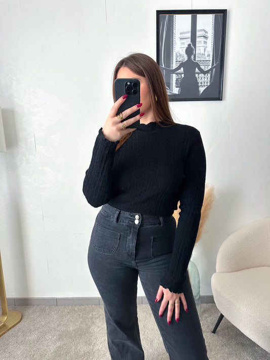 Pull noir GARDINO