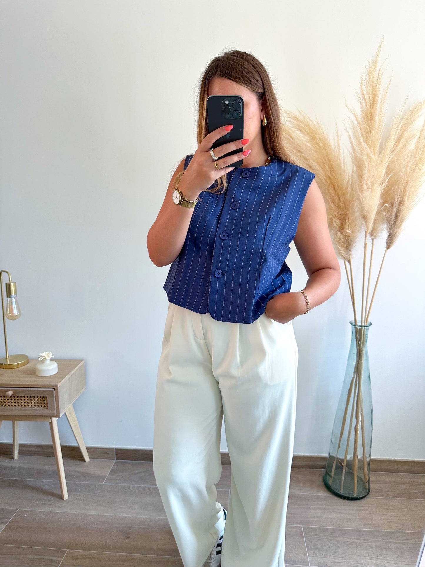 Top rayures bleu SHARLENE