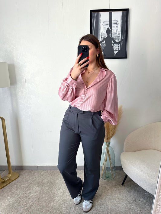 Pantalon gris foncé ALEXANE