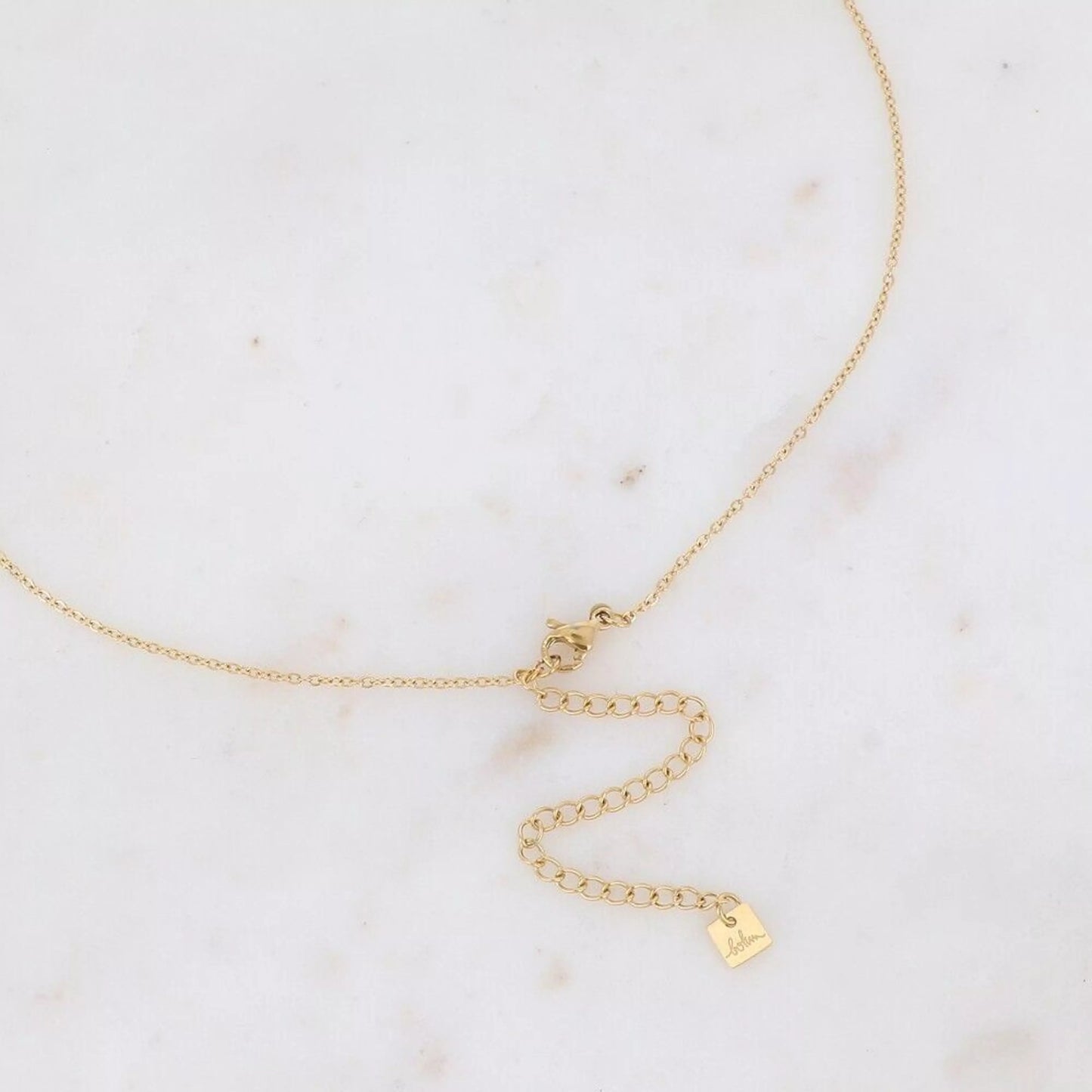 Collier doré pierre de nacre MELI