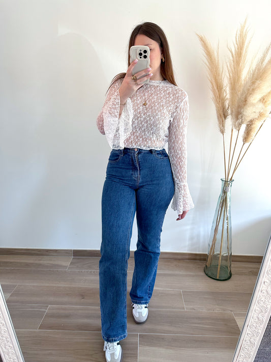 Jean wide bleu BARBARA