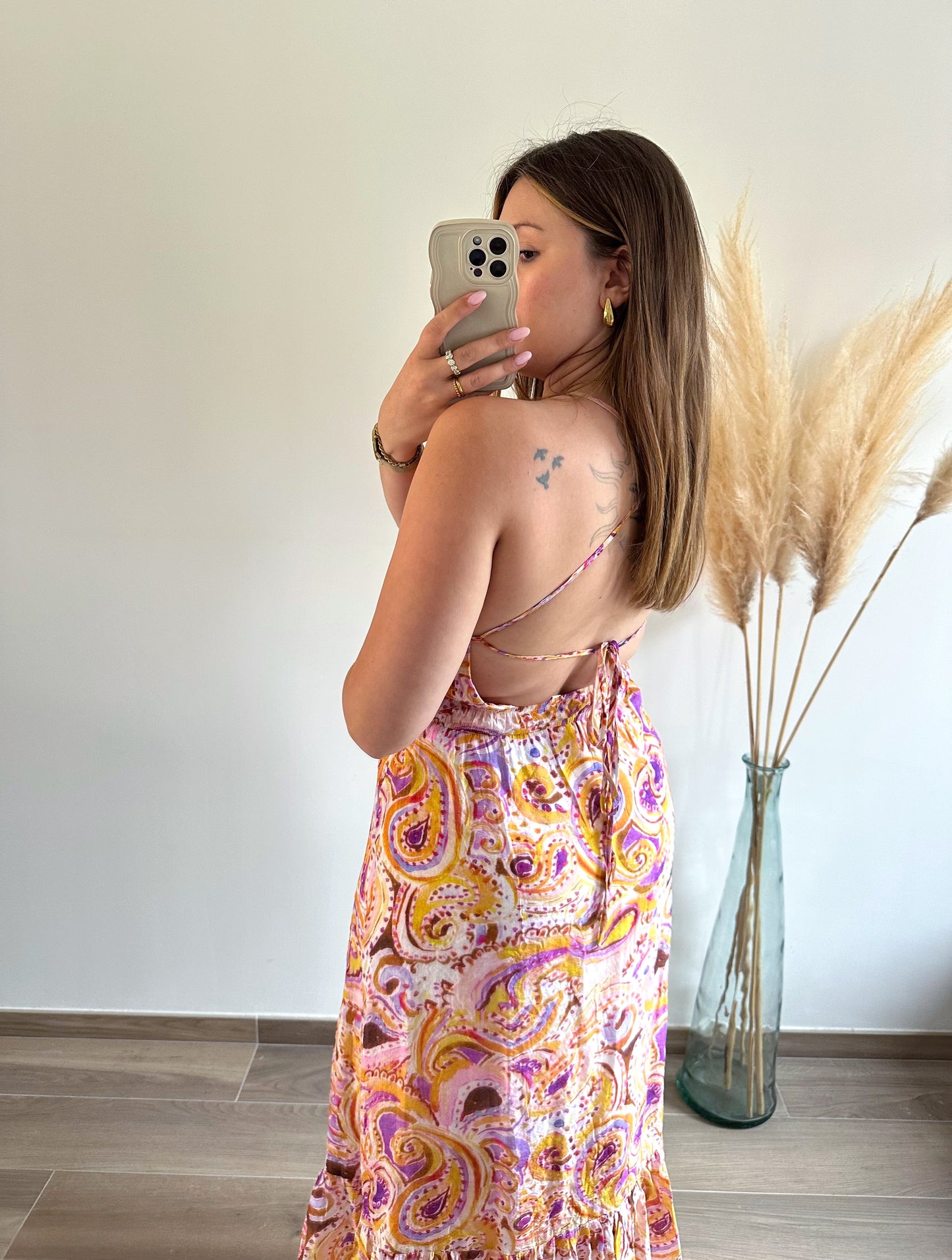 Robe longue bohème AMELINE