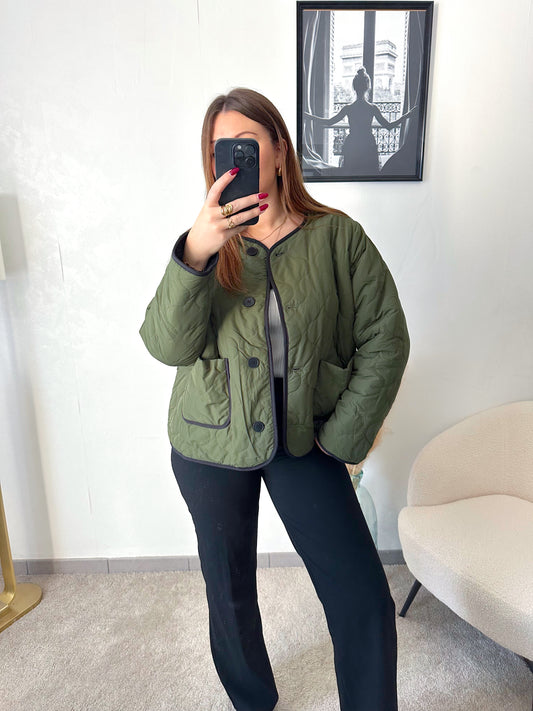 Veste matelassée kaki ZAPPA