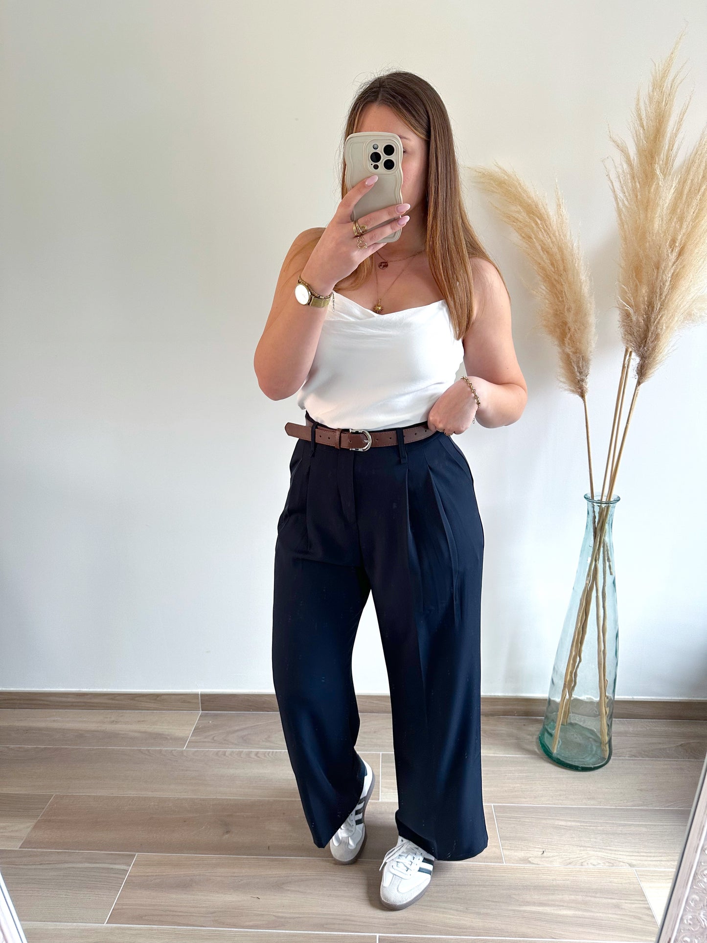 Pantalon bleu marine ELONA