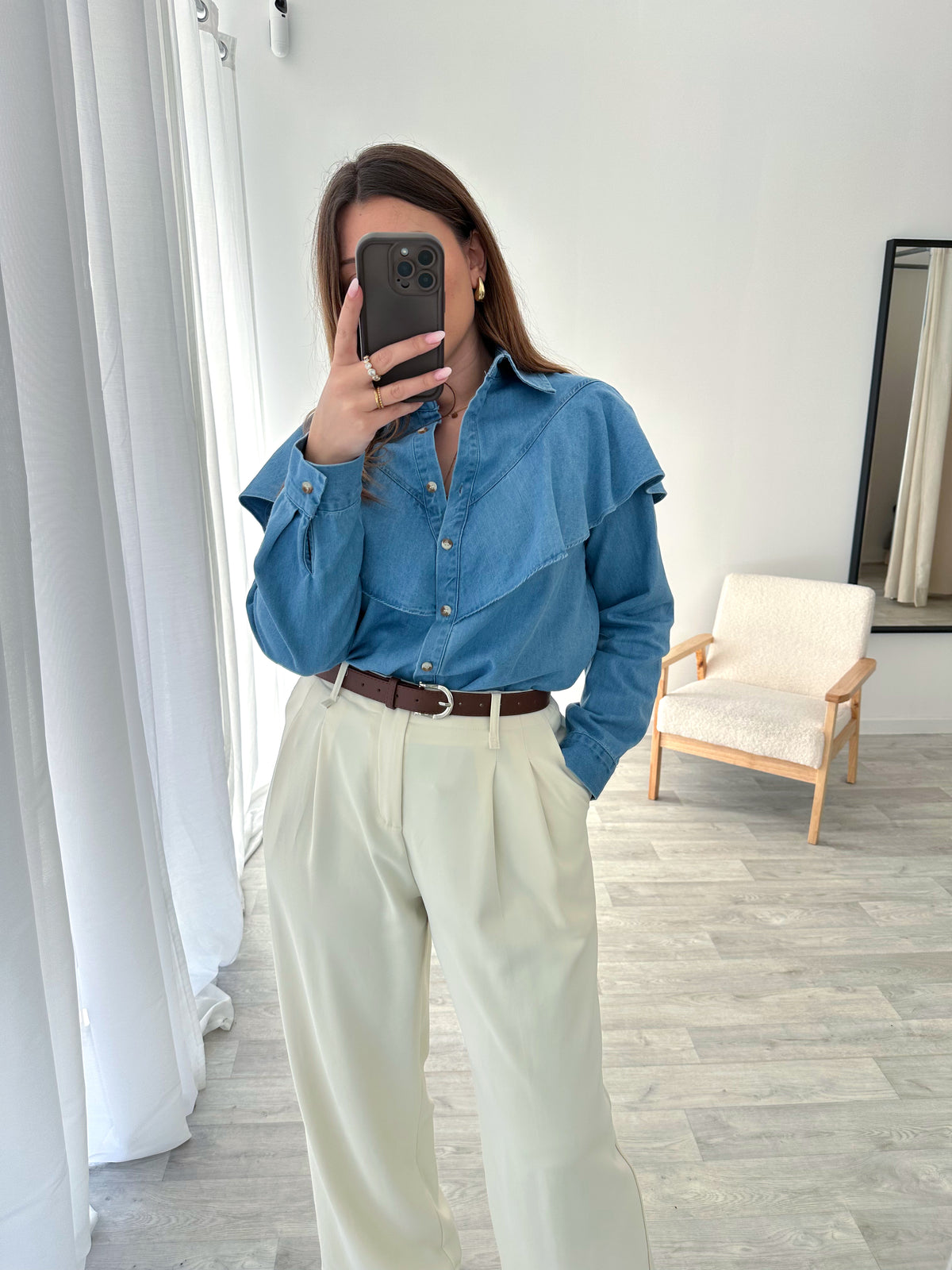 Chemise en jean MARNIE