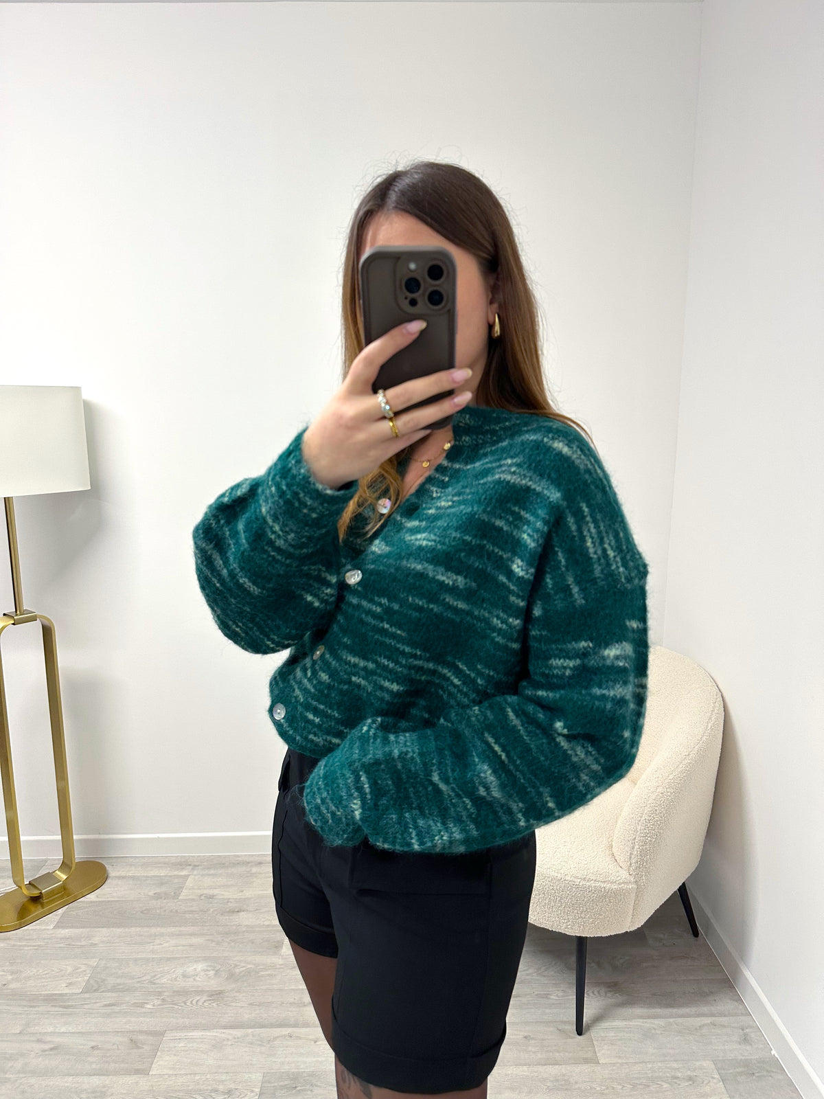 Gilet vert JEANNE