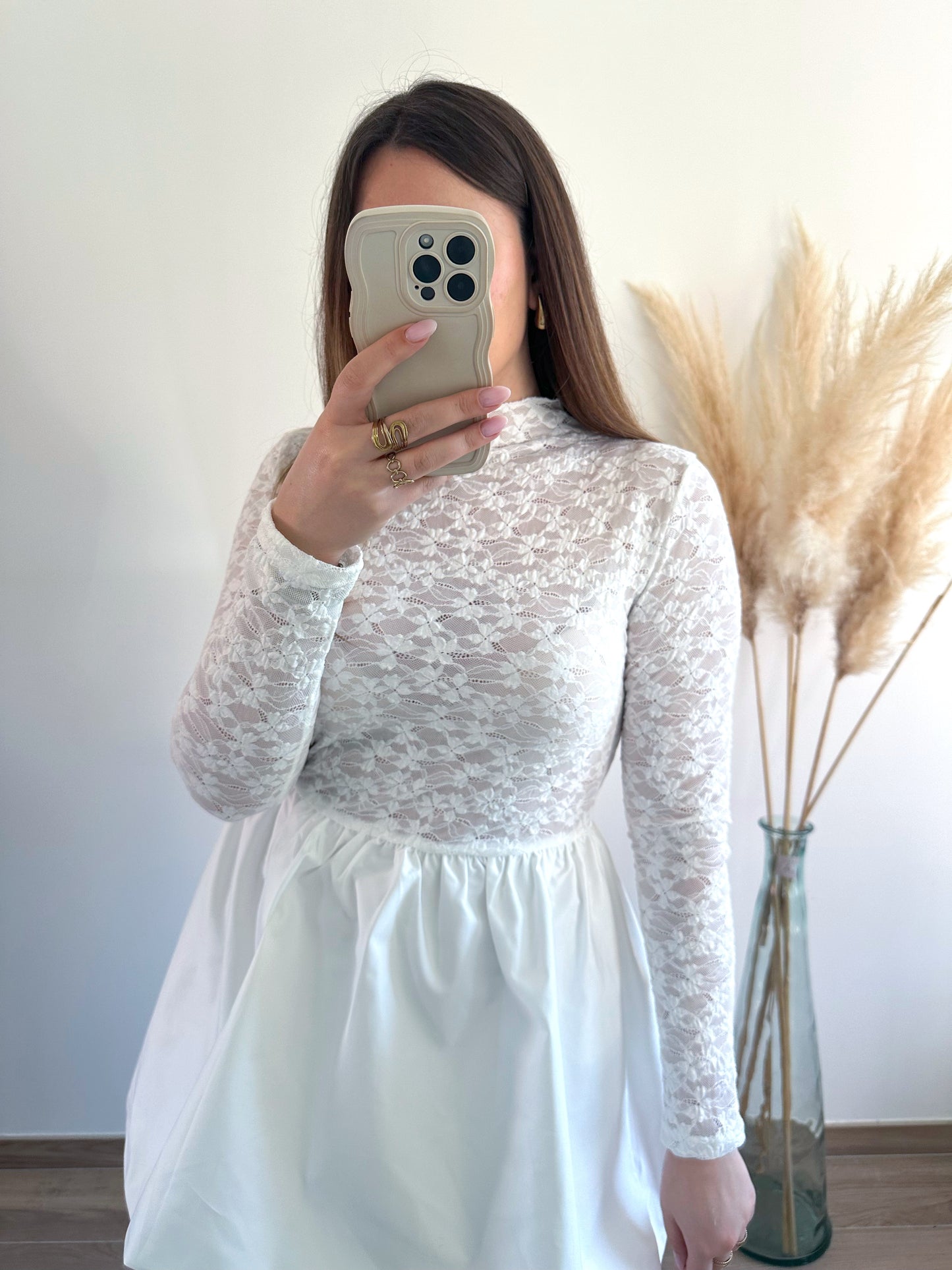 Robe blanche ALBA