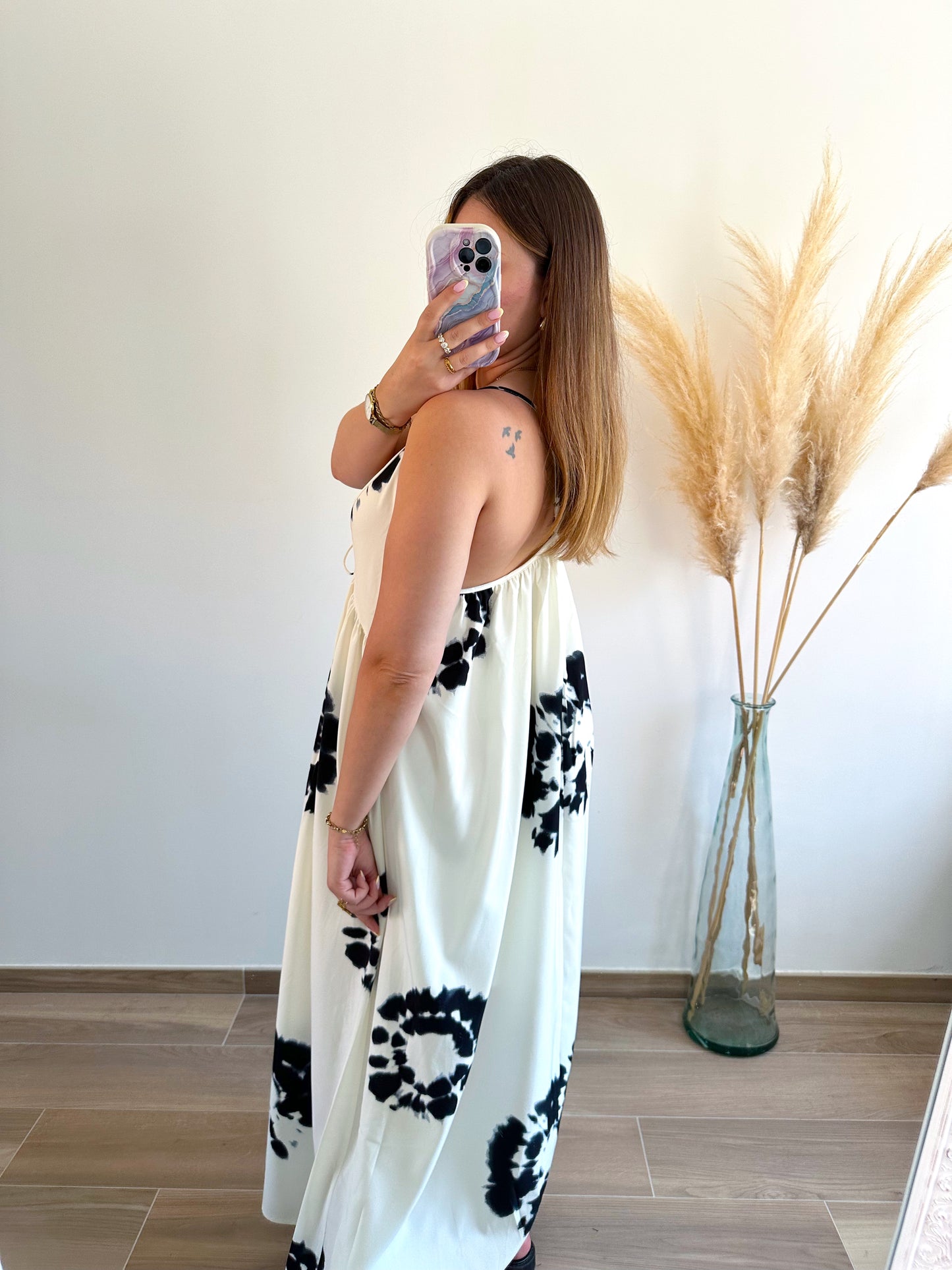 Robe longue imprimée SIDNEY
