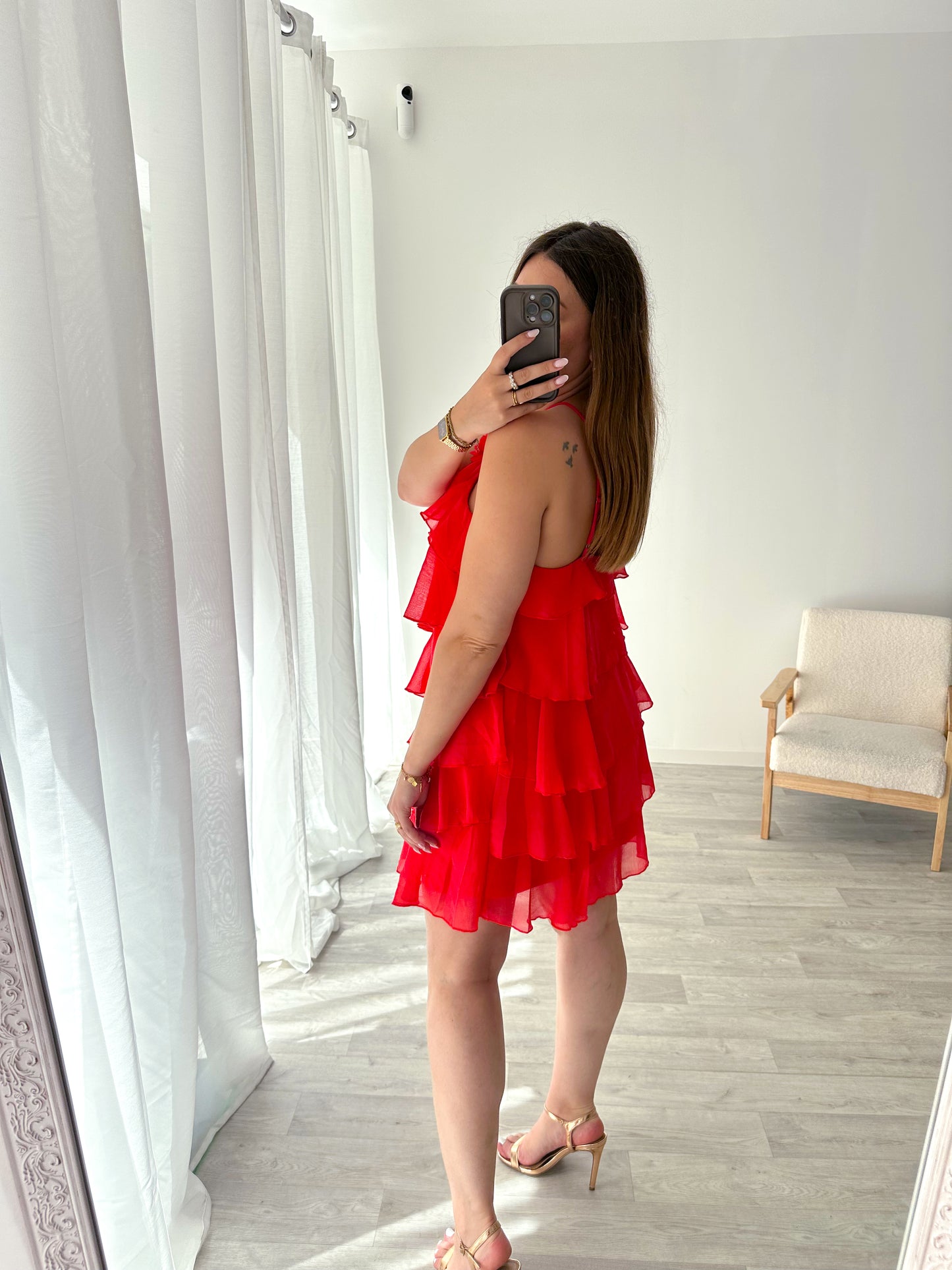 Robe corail MIRANDA