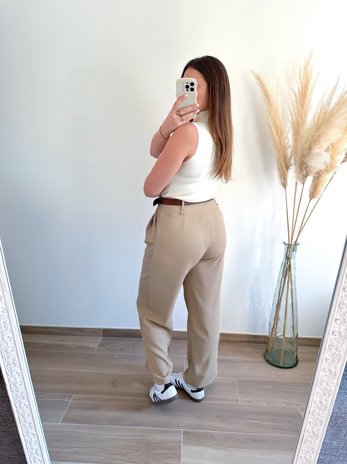 Pantalon camel ELONA