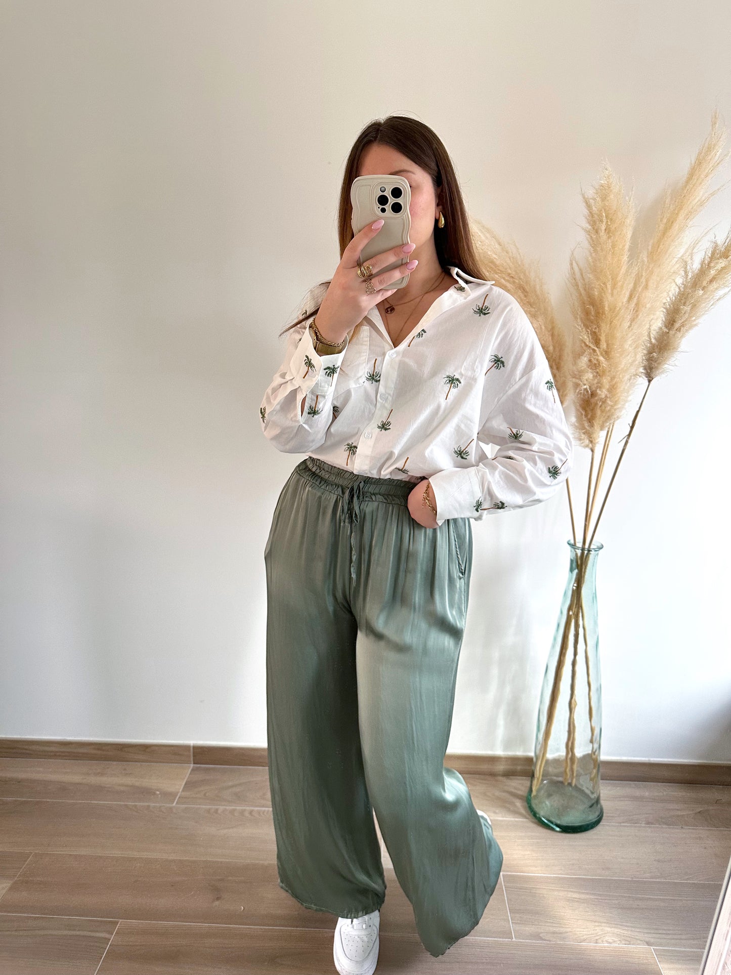 Pantalon large kaki NIKITA