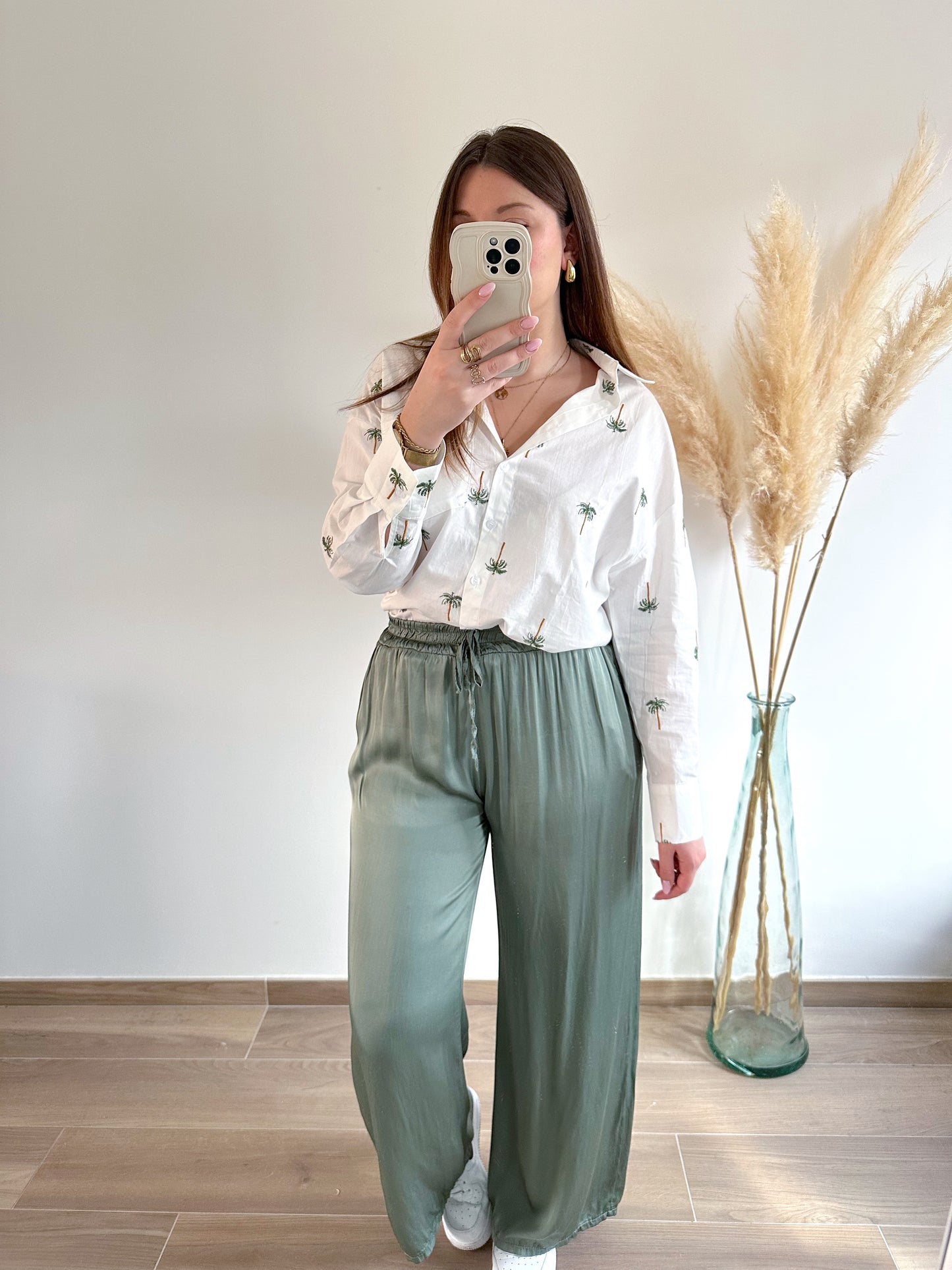 Pantalon large kaki NIKITA