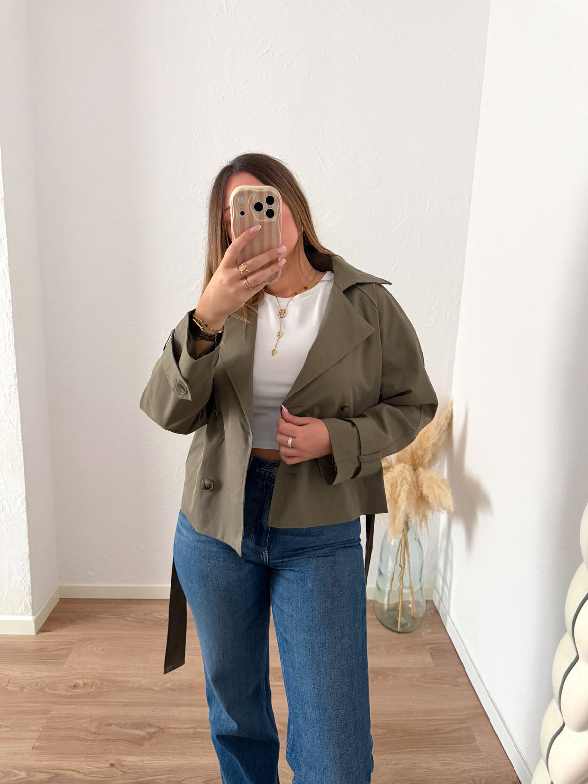Veste courte kaki AGNÈS