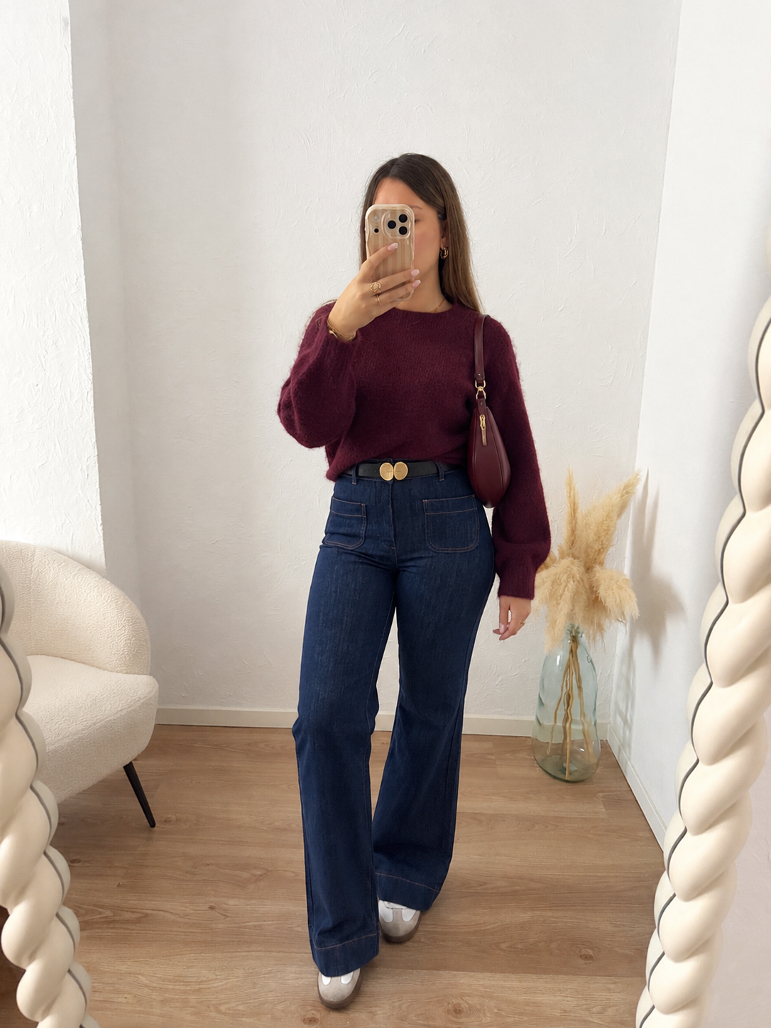 Jean taille haute brut PAOLINA