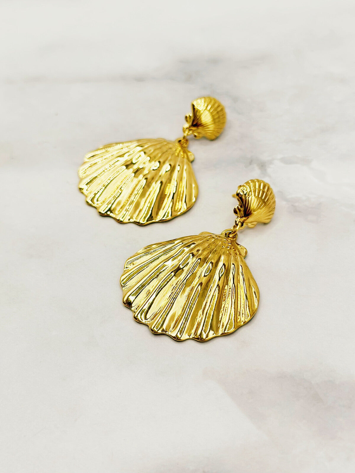 Boucles d'oreilles coquillages