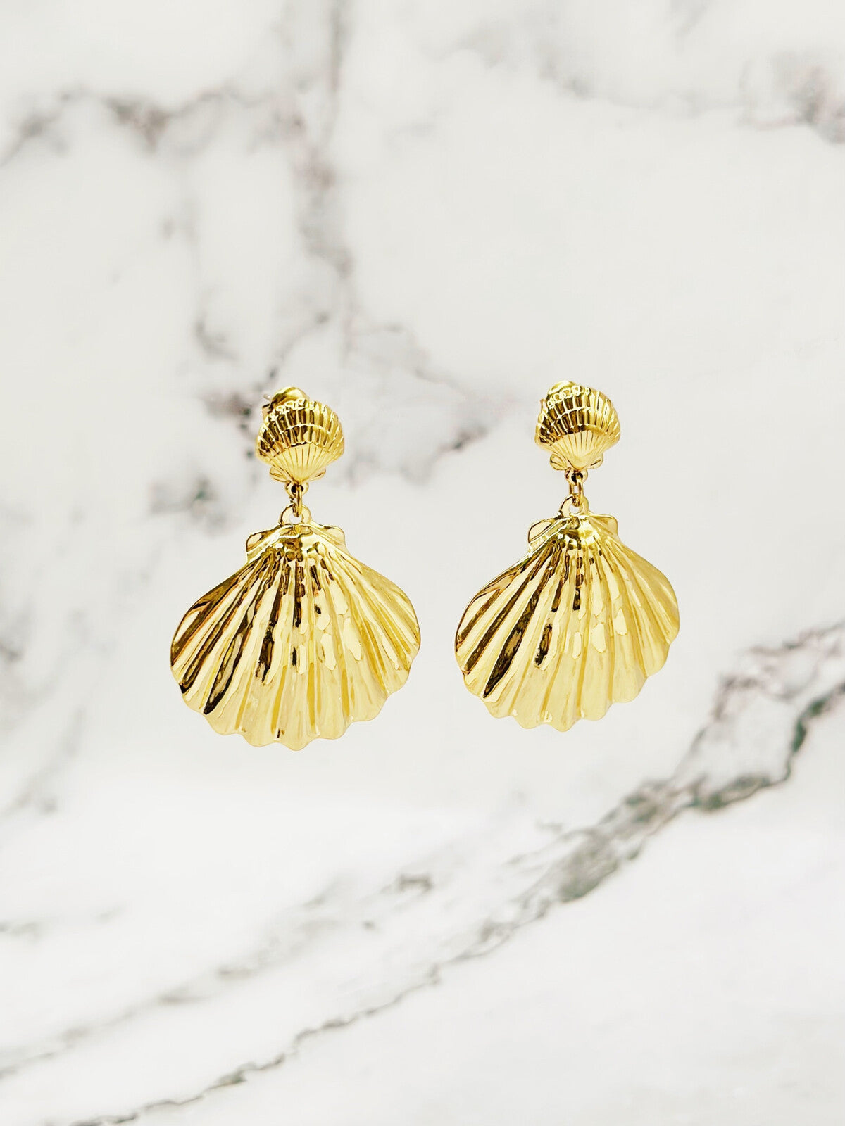 Boucles d'oreilles coquillages