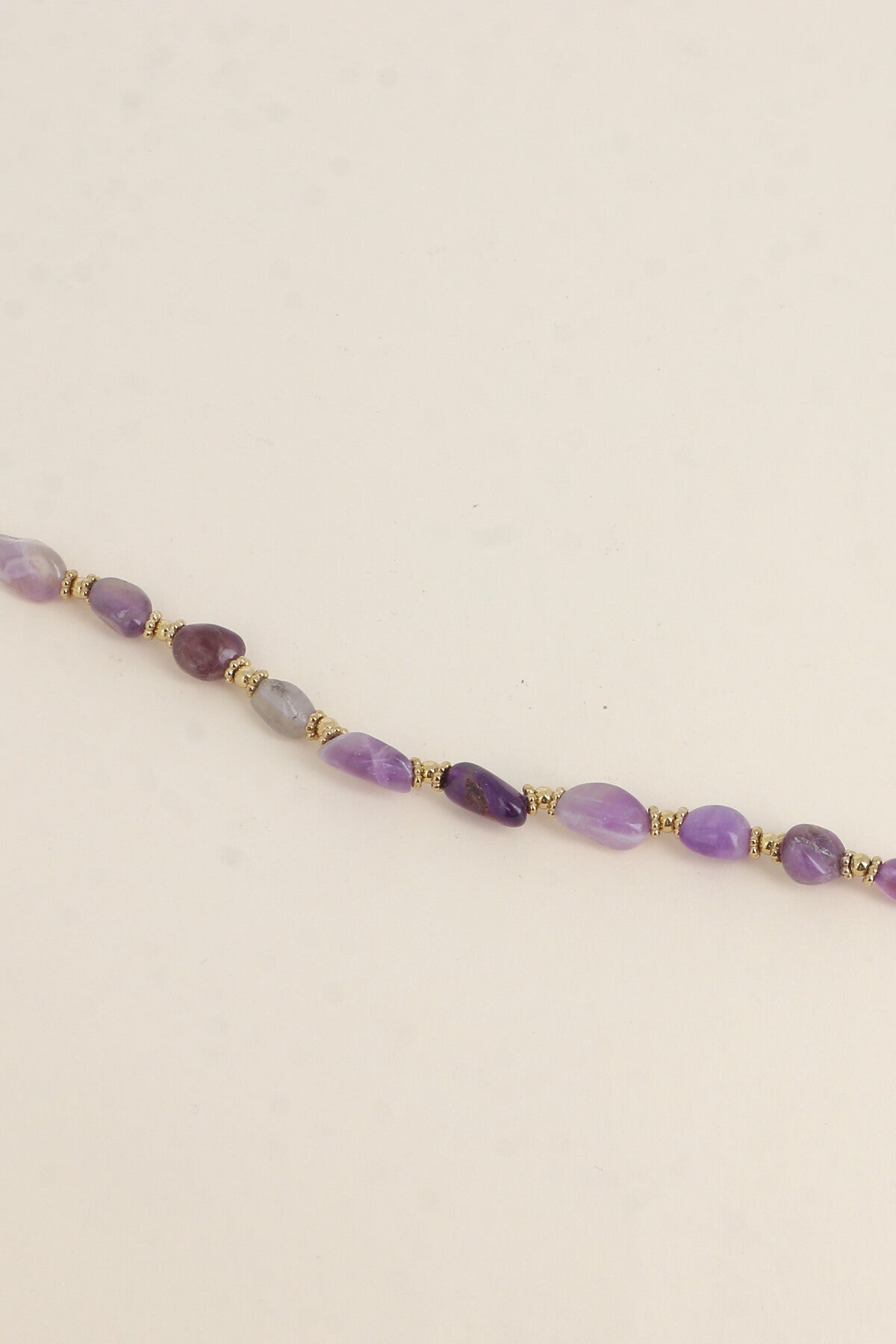 Bracelet pierres naturelles - violet